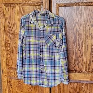 Button up velvet shirt